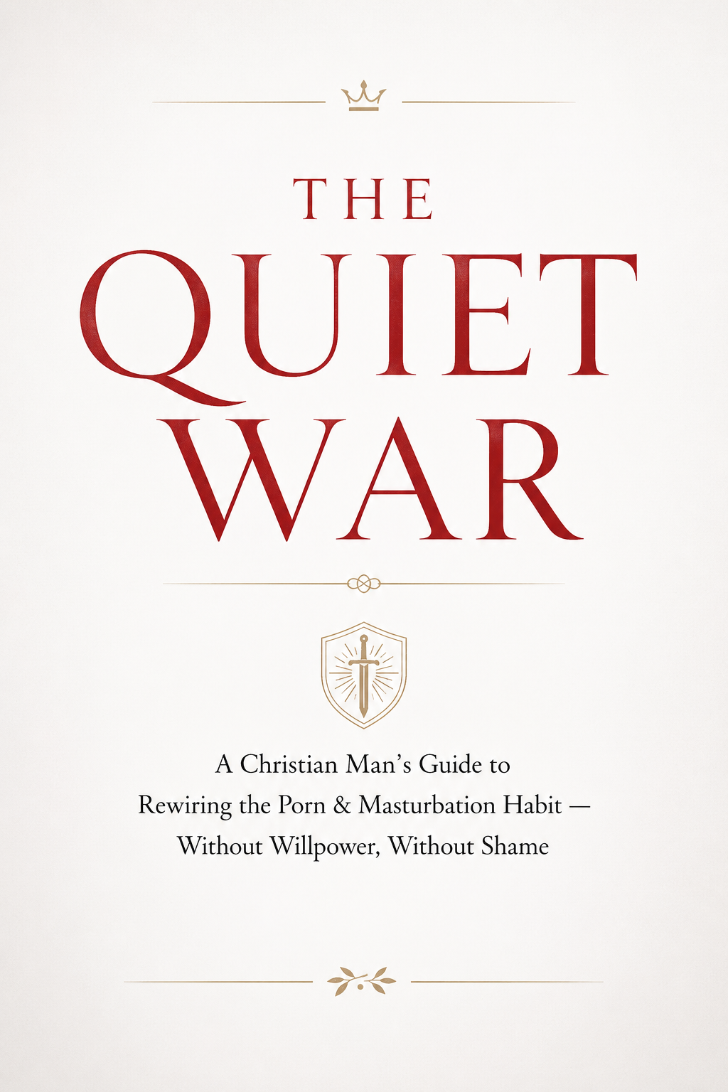 The Quiet War product mockup cover
